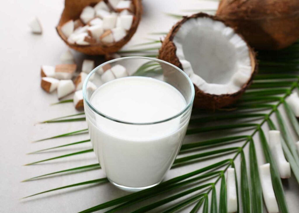 calvitie et lait de coco