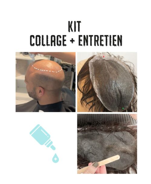 kit collage et entretien pour prothèse capillaire