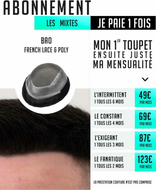 Abonnez-vous aux prothèses capillaires Bao pour une confiance renouvelée abonnement bao complement capillaire