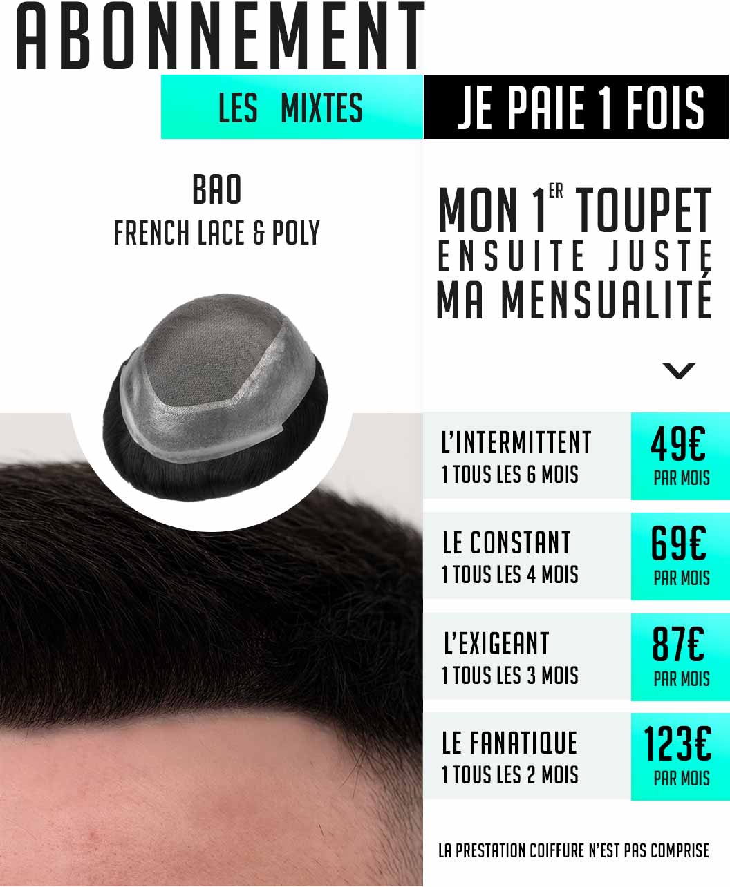 Abonnez-vous aux prothèses capillaires Bao pour une confiance renouvelée abonnement bao complement capillaire