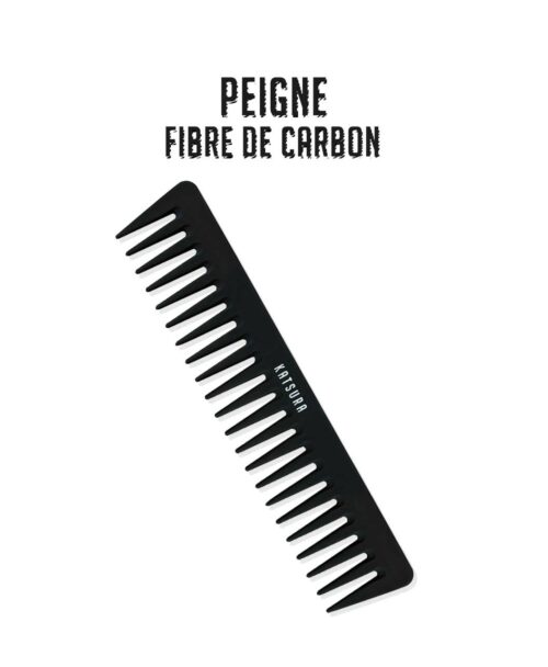 peigne de coiffure professionnel en fibre de carbone