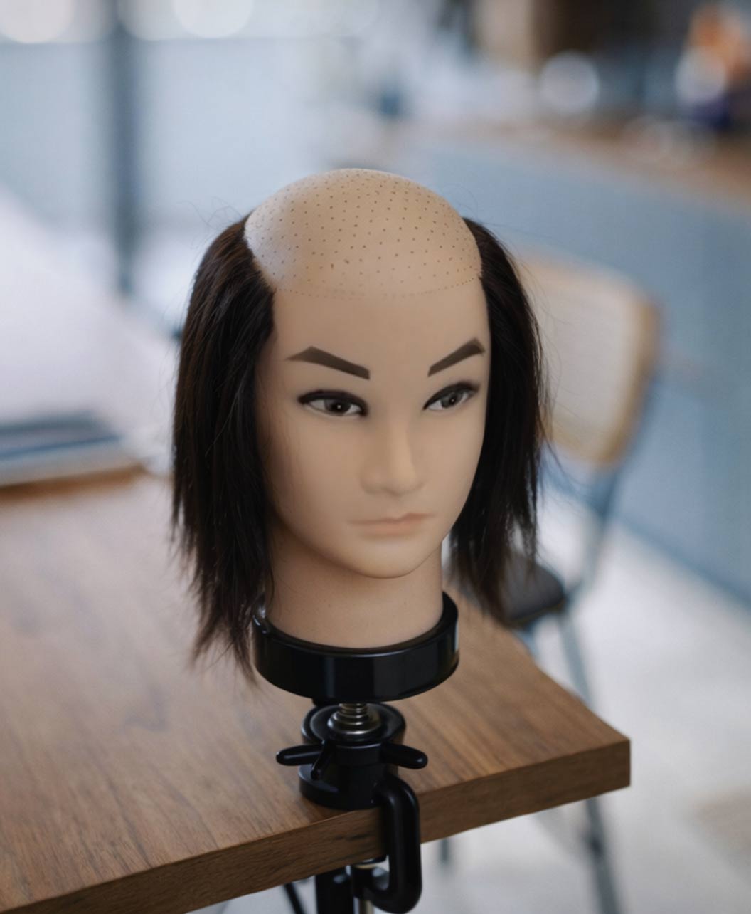 TÊTE D’ENTRAÎNEMENT MALLÉABLE À RASER tete coiffer