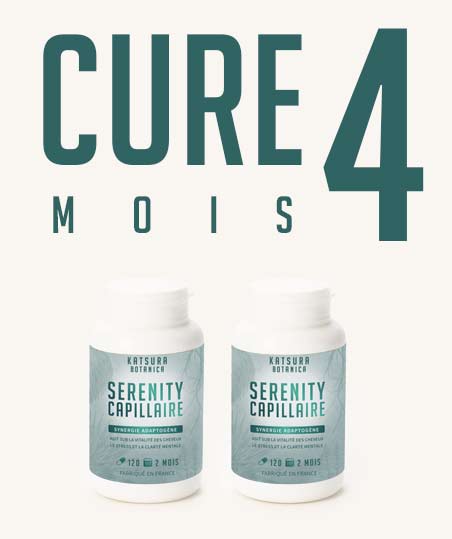 SERENITY CAPILLAIRE - Pack 3 flacons - Cure de 6 mois cure 4 mois serenity