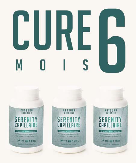 SERENITY CAPILLAIRE - Pack 3 flacons - Cure de 6 mois cure 6 mois serenity