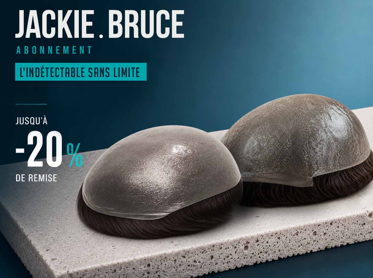Prothèse capillaire homme : quel prix en 2025 ? ABONNEMENT JACKIE BRUCE